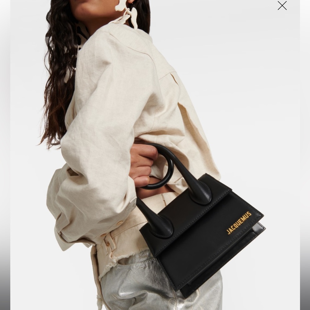 Jacquemus Le Chiquito Noeud top-handle Black Bag NWT